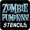 Win pumpkin stencils from Zombie Pumpkins