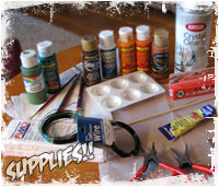 Supplies!! All you need for your Pumpkin Picture Holder