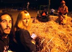 Sean and Lauren on the Haunted Hayride