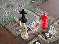 Closeup of game tiles