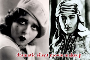 Silent Movie Makeup Ideas
