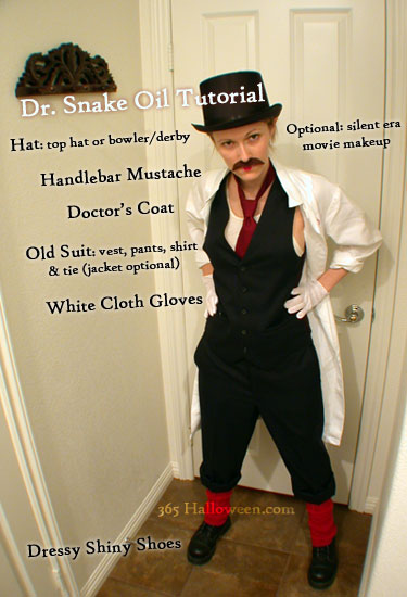How to make a Dr. Snake Oil Salesman Costume