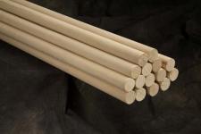 wooden dowels for bloody Halloween prop table